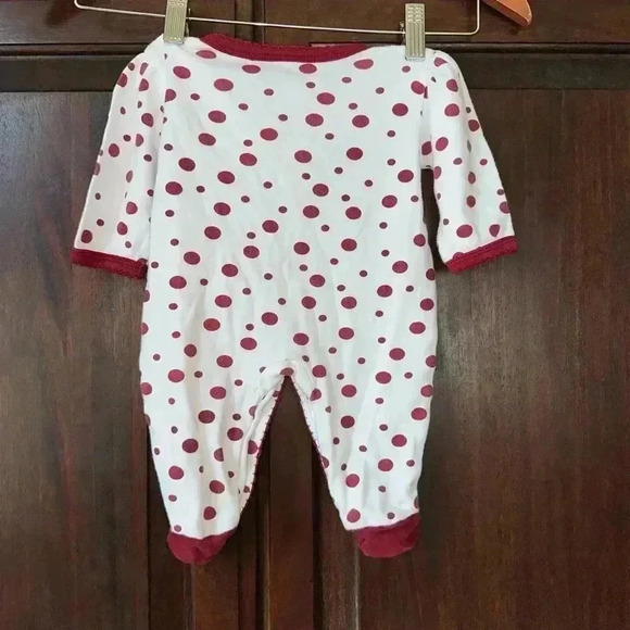 Arkansas Razorbacks Baby Girl Two Feet Ahead bodysuit 6M White & Red - Picture 11 of 11